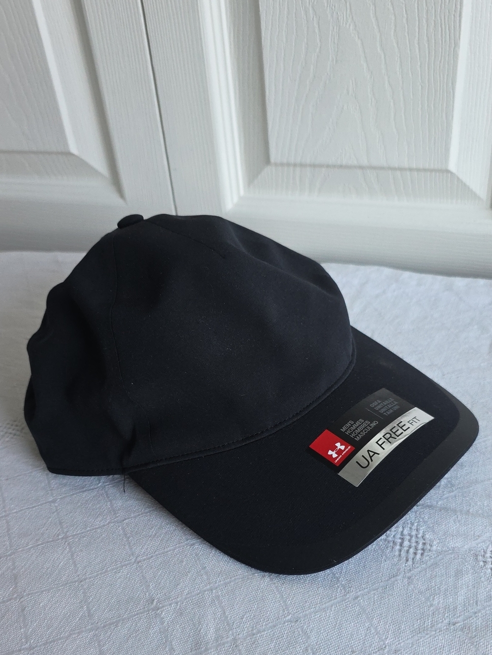 Mens Under Armour UA Free Fit Black Baseball Cap